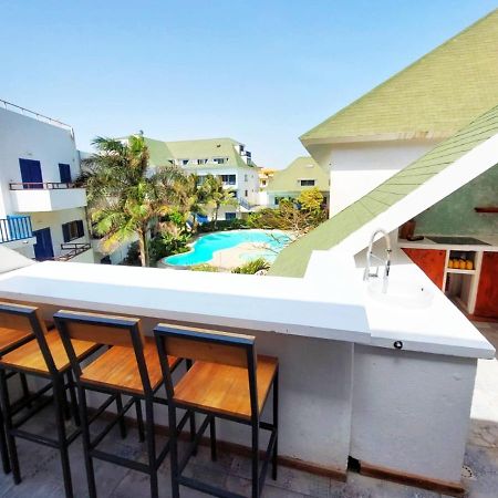 Penthouse With Rooftopbar, Fiber Wifi, Next To The Beach! 圣玛丽亚 外观 照片