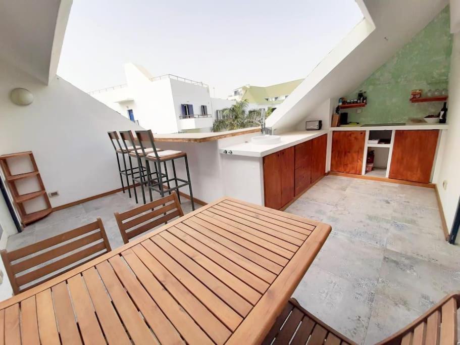 Penthouse With Rooftopbar, Fiber Wifi, Next To The Beach! 圣玛丽亚 外观 照片